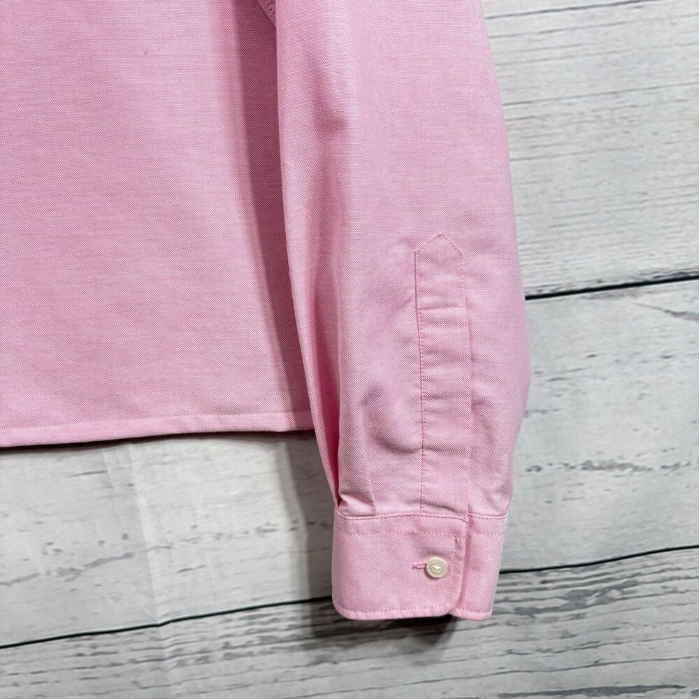 Upcycled Re-worked Dockers Ruffle Collar XL Bubblegum Pink Barbiecore - Picture 8 of 8